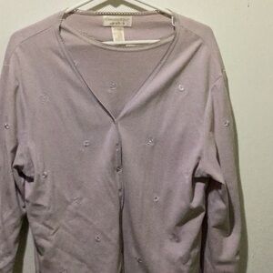 Light weight cardigan with sleeveless top